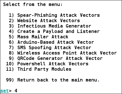 Creating a Payload and Listener