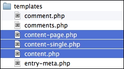 Creating a custom content template