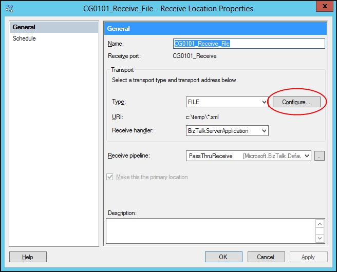 Configuring core Adapters