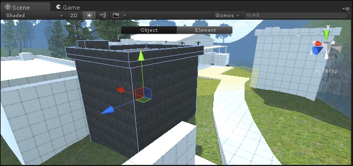 Working with ProBuilder – placing materials