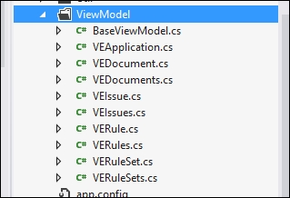 Creating the ViewModel class