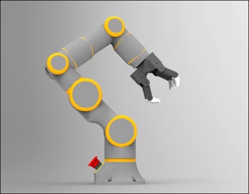 Interfacing seven DOF Dynamixel based robotic arm to ROS MoveIt!