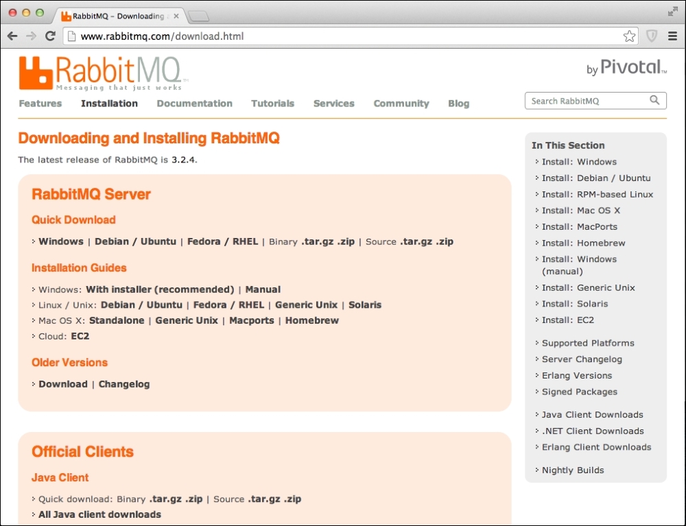 Installation of RabbitMQ