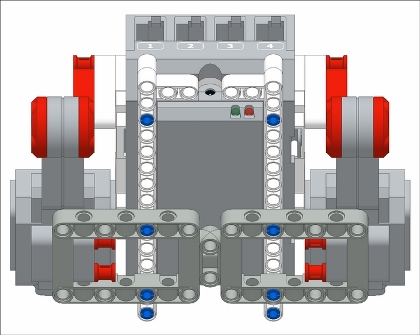 Tread-bot with the Educational kit