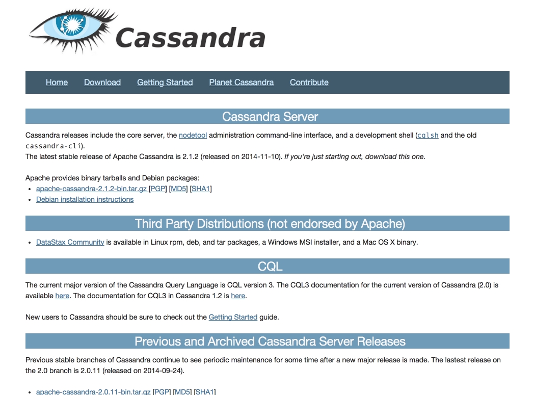 cassandra download for mac