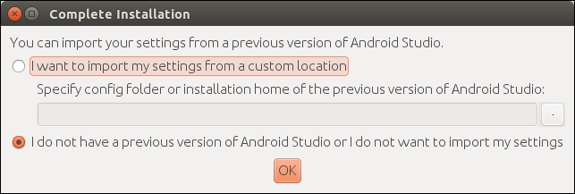 Time for action – installing Android SDK and NDK on Ubuntu