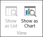 The Show as Chart option