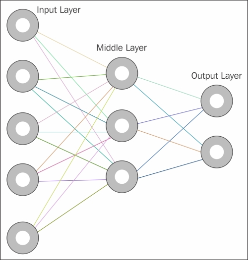 The structure of an ANN