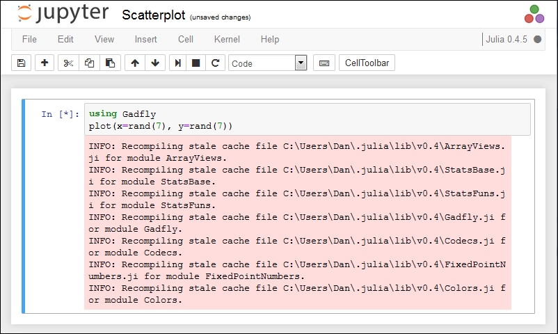 Julia limitations in Jupyter