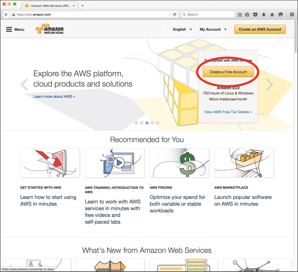 Creating an AWS account