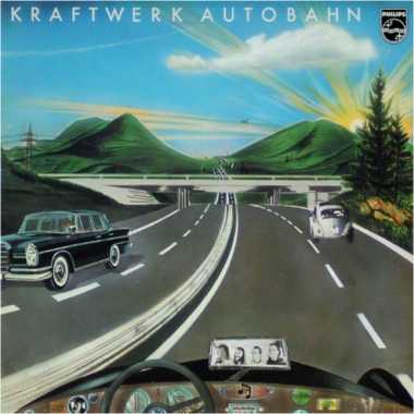 A photograph of the he album Autobahn by Kraftwerk.