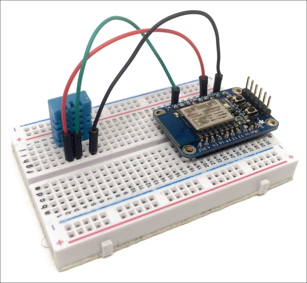 Posting temperature and humidity data to Twitter