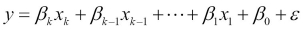 Multiple linear regression