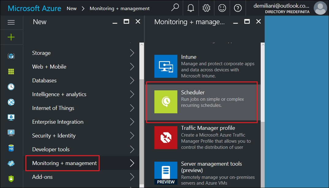 Azure Scheduler