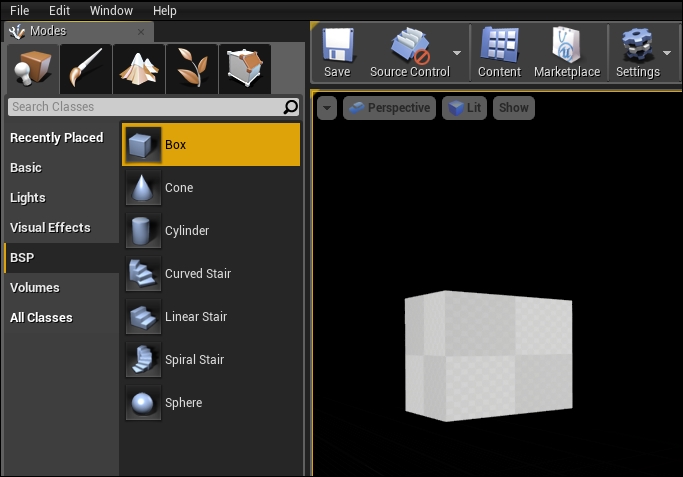 Creating the ground using the BSP Box brush