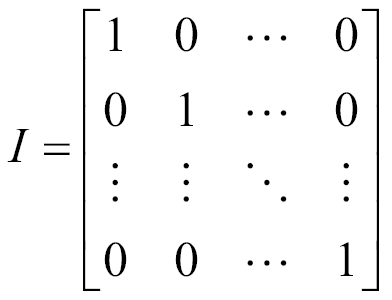 Identity matrix