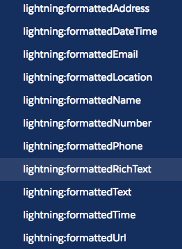 Formatting output data using Lightning base components - Learning  Salesforce Lightning Application Development [Book]