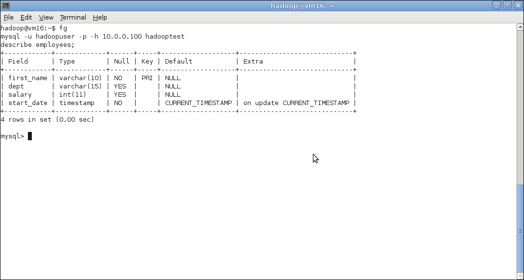 Time for action – fixing the mapping and re-running the export