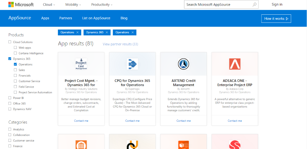 Microsoft AppSource - Implementing Microsoft Dynamics 365 for Finance ...