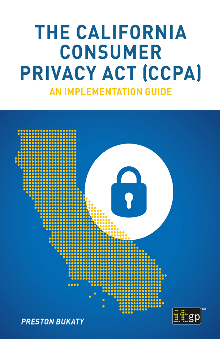 Cover - The California Consumer Privacy Act (CCPA) [Book]