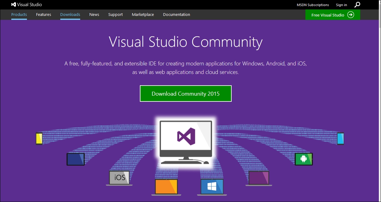 Installing Visual Studio Community Core Cloudready