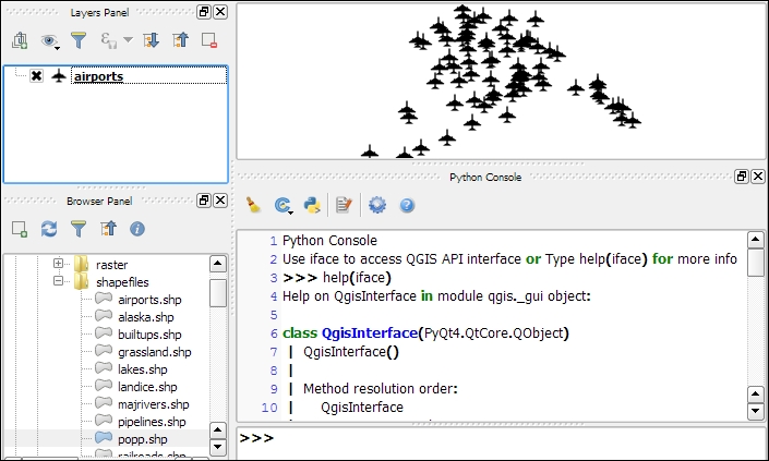 Getting to know the Python Console