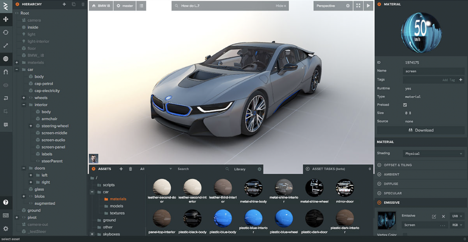 PlayCanvas – WebGL 3D game engine with online toolset. –