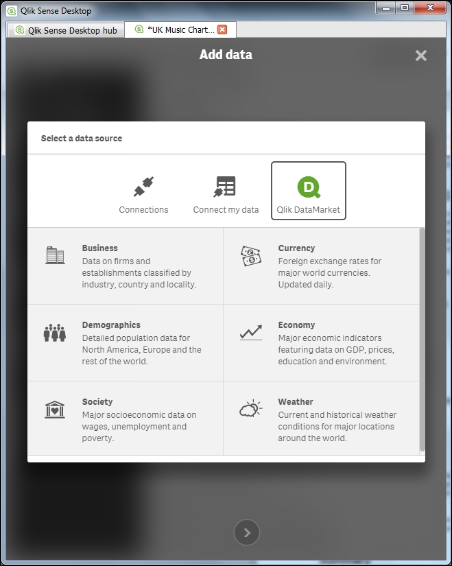 Adding the QlikMarket® data