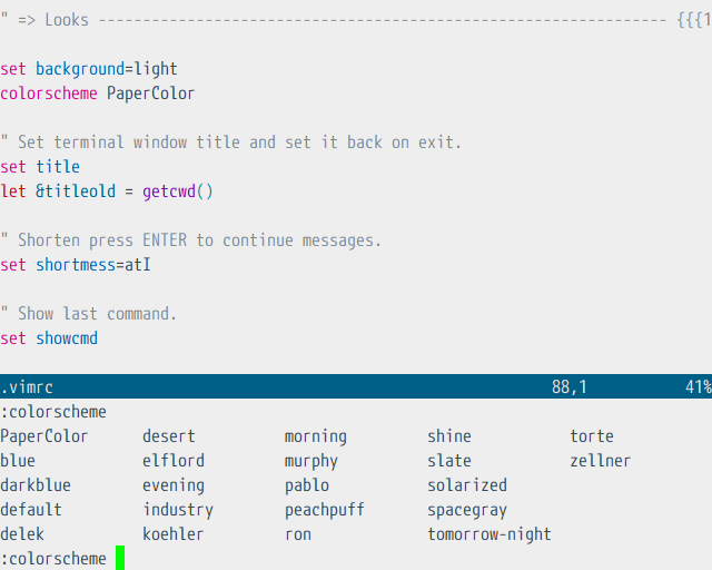 Color Schemes - Mastering Vim [Book]