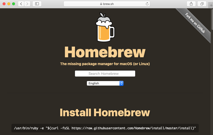 Installing Homebrew And The C Compiler - Hands-On Network Programming ...