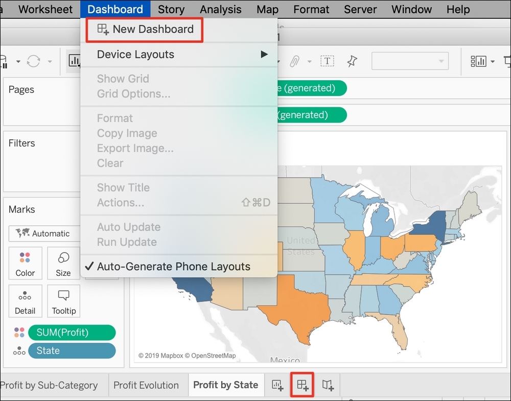 Building your first Dashboard