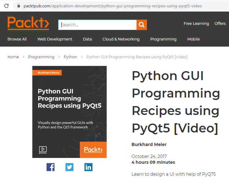 There's More... - Python GUI Programming Cookbook - Third Edition [Book]