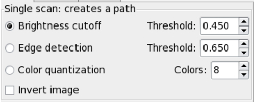 Time for action — using Potrace