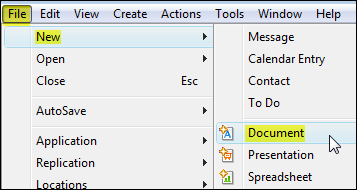 Creating documents, spreadsheets, and presentations