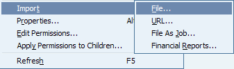 Importing BQY documents into the EPM Workspace