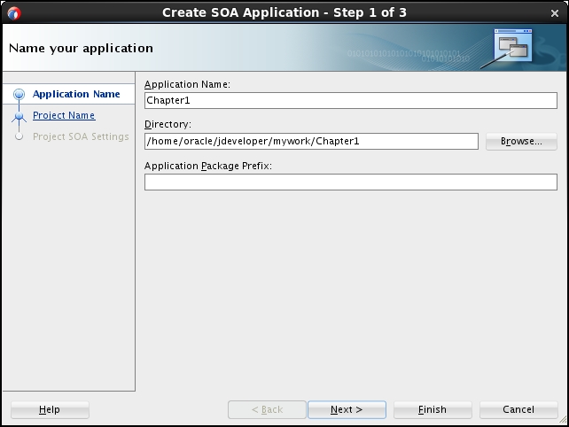 Time for action – creating the SOA composite application