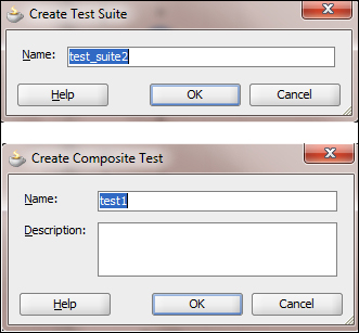 Creating a test suite