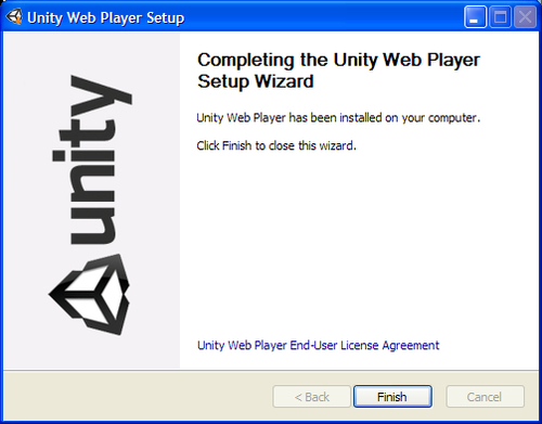 Time for action – Install the Unity Web Player