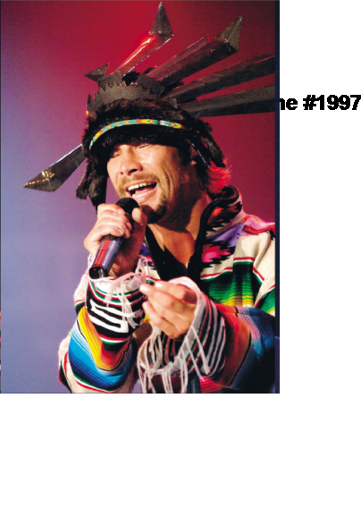 Jamiroquai, 2006. Nikon D2X, 1/320 sec, f/2.8, ISO 1600, 170 mm