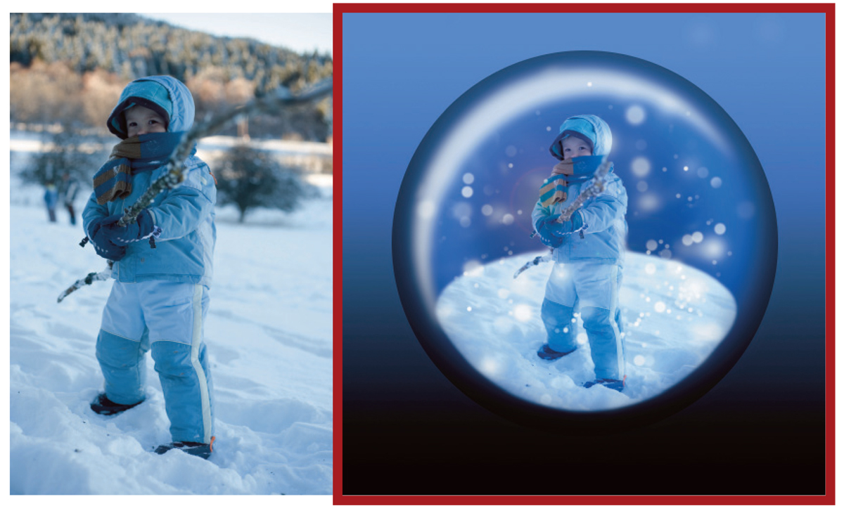 Concevoir une boule
à neige