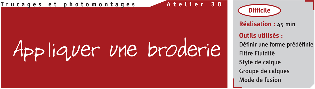 Appliquer une broderie