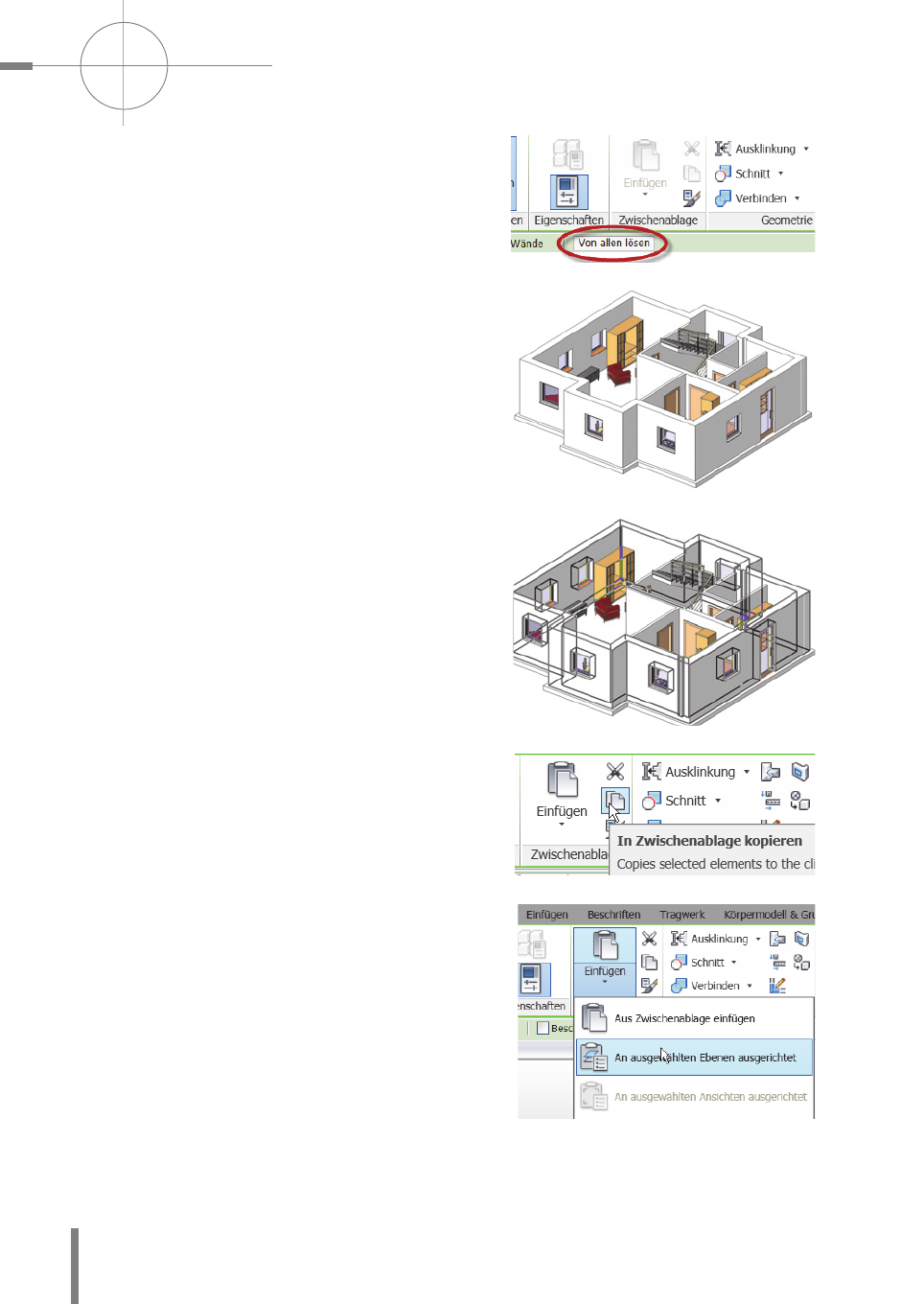 Temporäre Bemaßungen Autodesk Revit Architecture 2014 Grundlagen Book