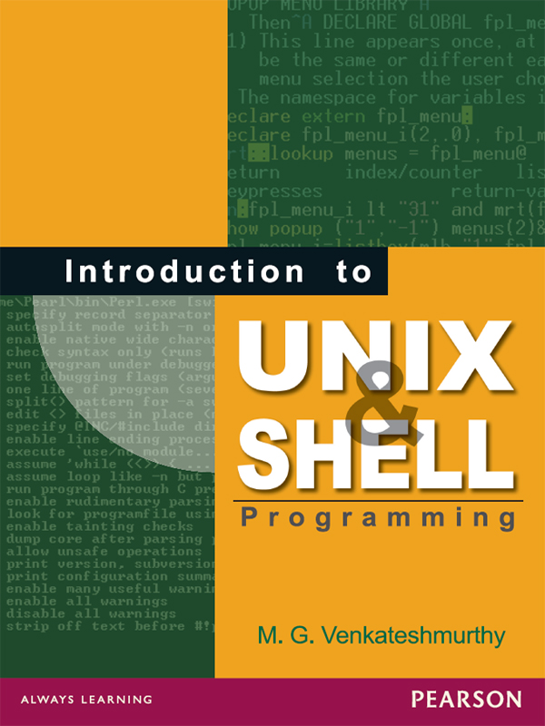 Cover image for Introduction to UNIX and Shell Programming