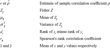 statistics symbols