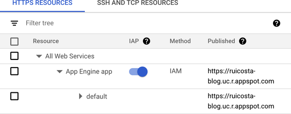 Enable Identity-Aware Proxy