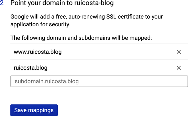 Domain mapping