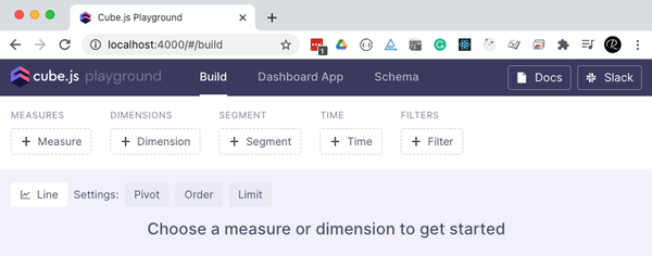 Cube.js running locally