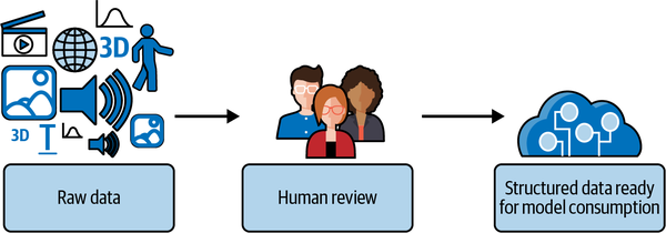 The training data process