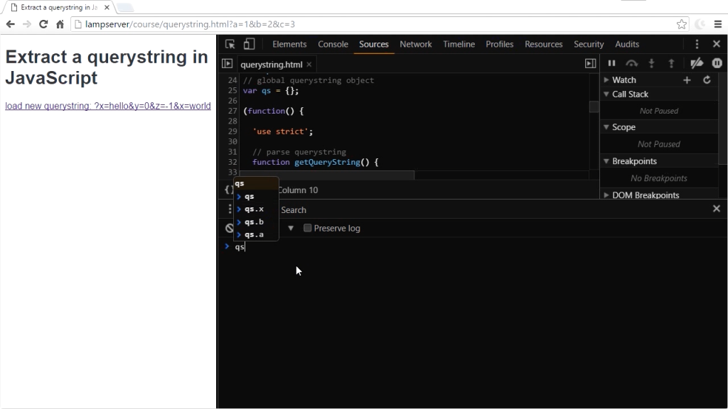 how-do-you-obtain-query-string-values-in-javascript-o-reilly