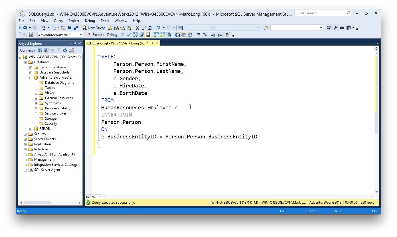 Screen from "How should I format Transact-SQL queries?"
